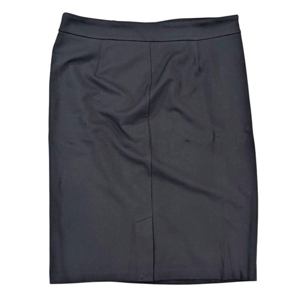Tahari Tummy Control Pencil Skirt Black Modal Stretch Workwear Size Large ~ NWT - Picture 2 of 13
